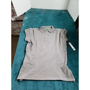 Fairway Fox Shirt Size Extra Large Womens Gray Ladies Short Sleeves Golf USA NWT